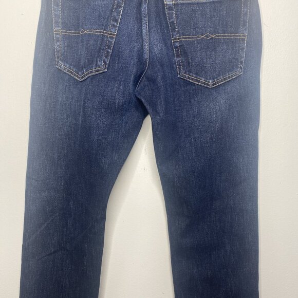 Lucky Brand Mens 31 x 32 410 Athletic Slim Leg Stretch Denim Jeans Dark Wash - Picture 8 of 12